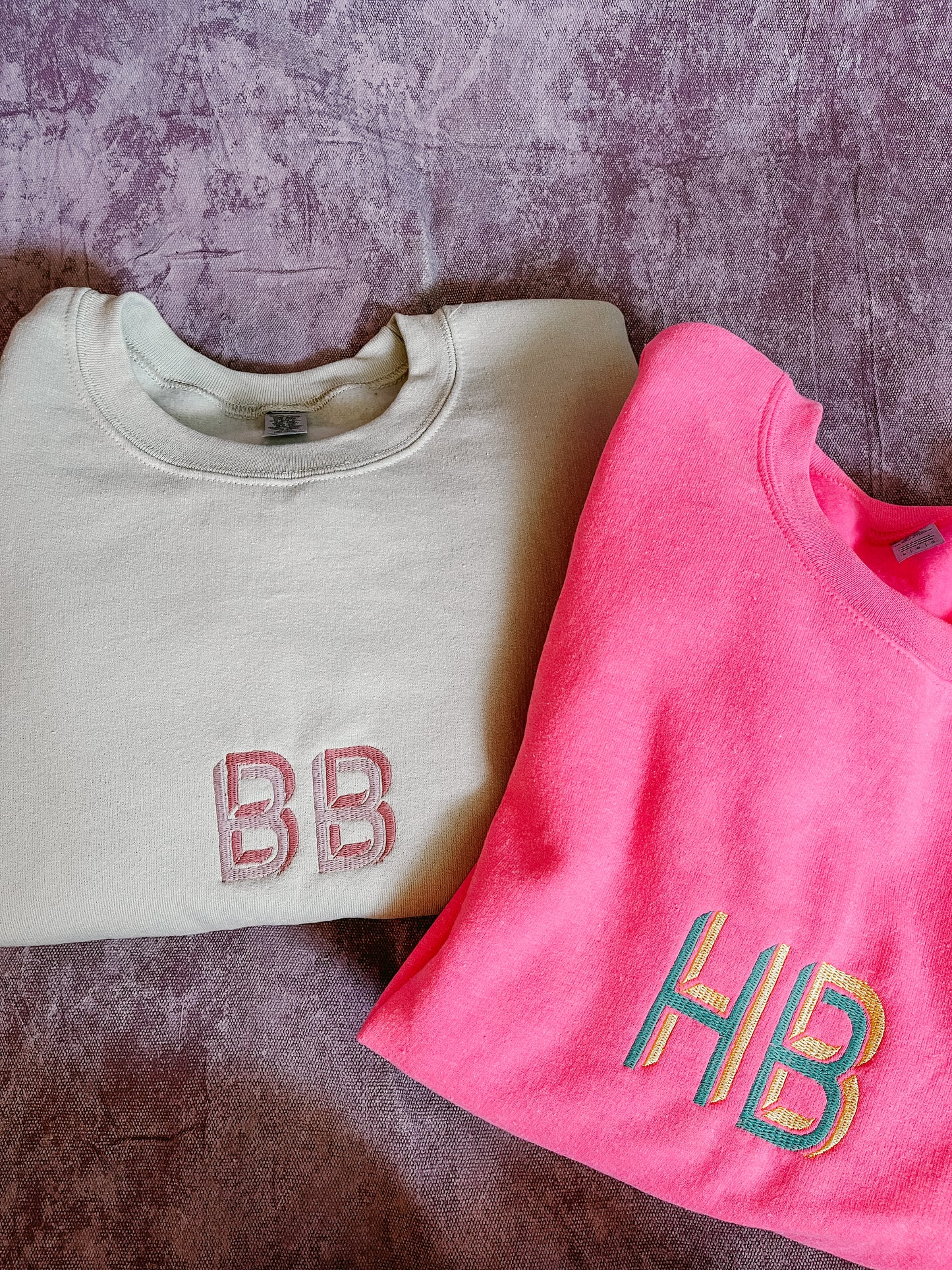 Embroidered Initial Sweatshirt