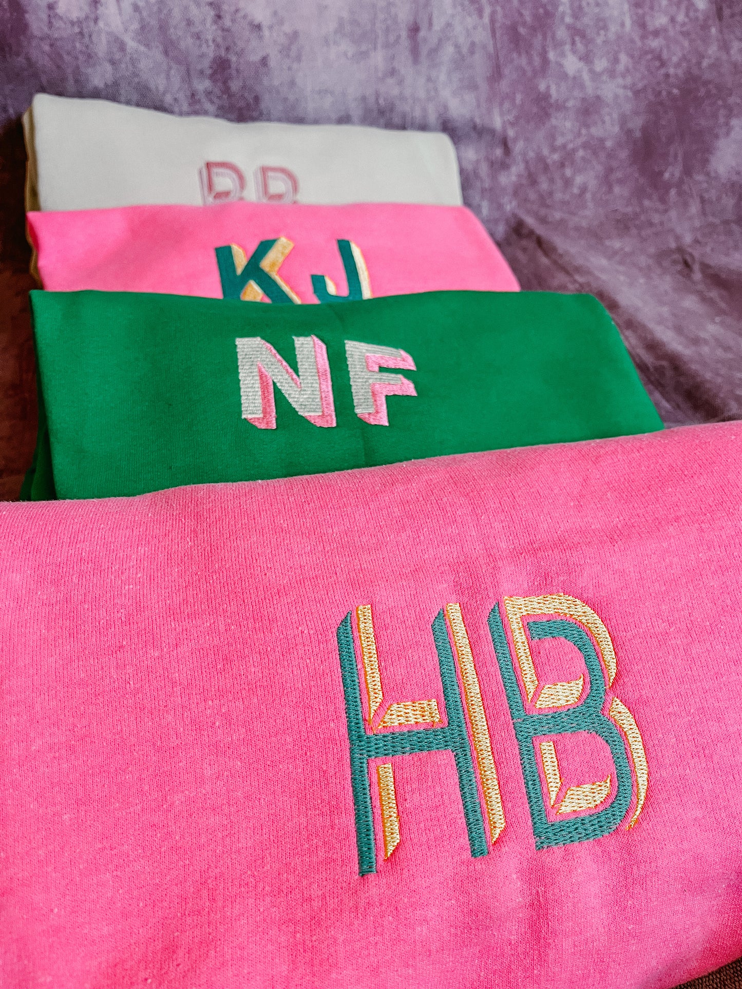 Embroidered Initial Sweatshirt